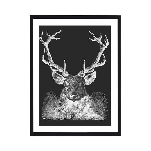 Moldura para fotos 18X24 cm. Preto