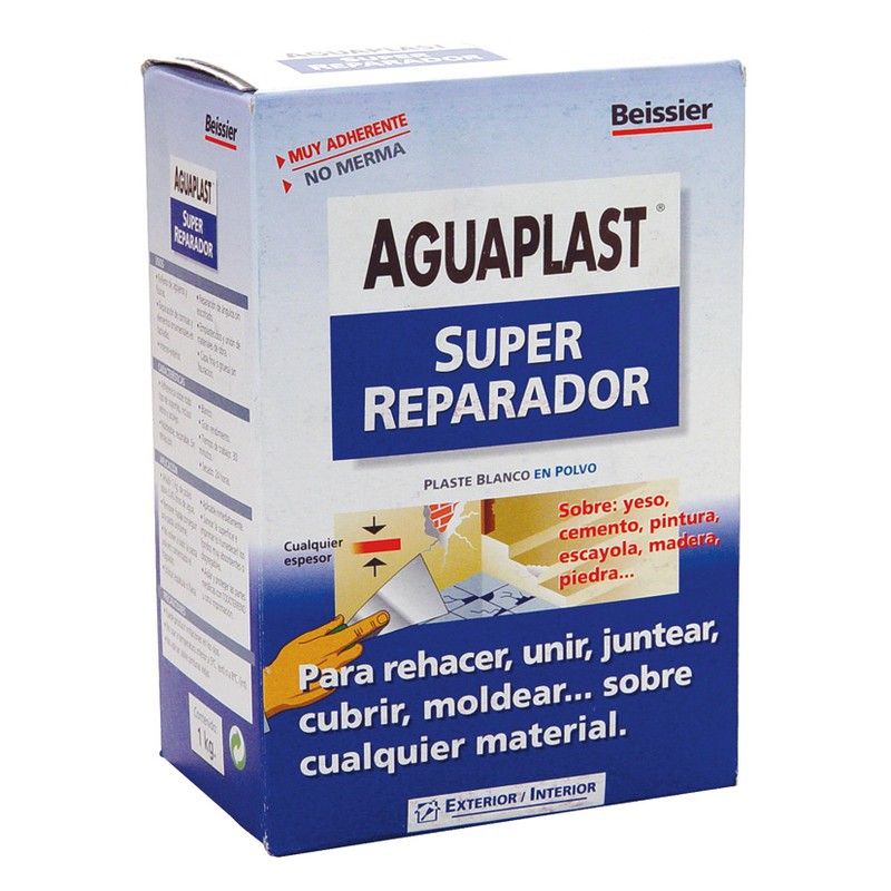 Masilla AGUAPLAST  Súper reparador. Aguaplast Super Reparador Polvo Kg.