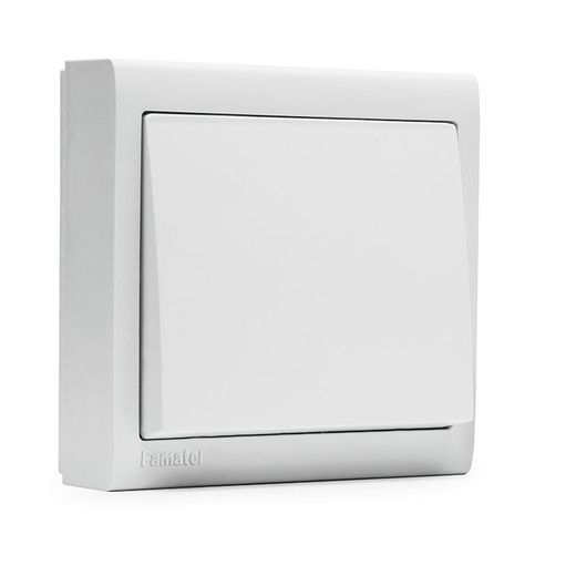 Mecanismo de superficie FAMATEL 8000 Pulsador Luz Serie 8000 10A-250V Bl