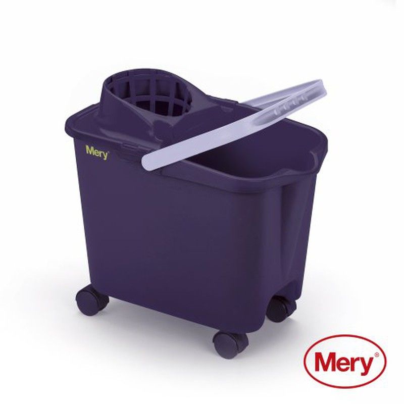 Mery Cubo+Esc.C/Ruedas Lila R-325.39