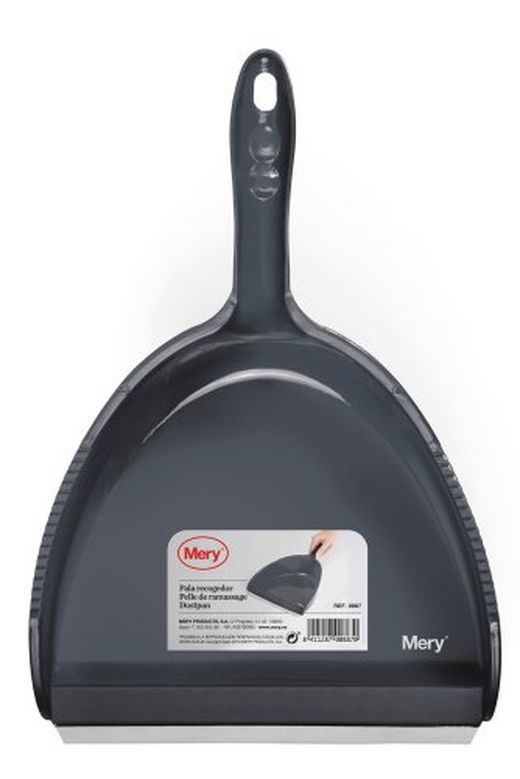 Pá de lixo manual com perfil de borracha Mery R-887