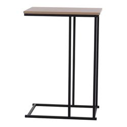 Table d'appoint en bois naturel 40*26/58 cm