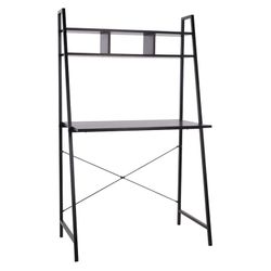 Table de bureau noire 84X46X142 Cm