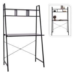 Table de bureau noire 84X46X142 Cm