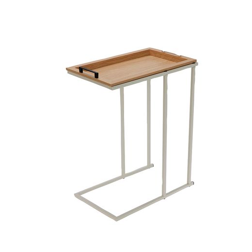 Taula Lateral Mdf Nat. 45X28X59 Cm.