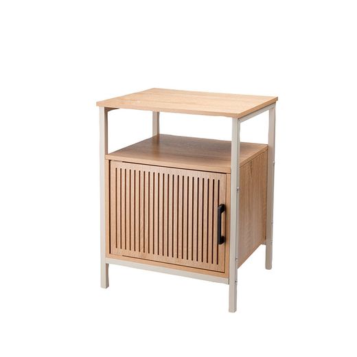 Tauleta Nit Mdf Fusta Nat. 43X33X55Cm.