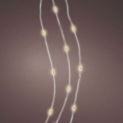 Micro LED branco de qualidade interior 195 cm.