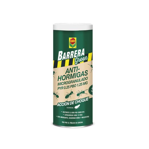 MicrogranuladoTalquera de 450g.Contra cucarachas y hormigas.Para interior y exterior.Hasta 2 semana