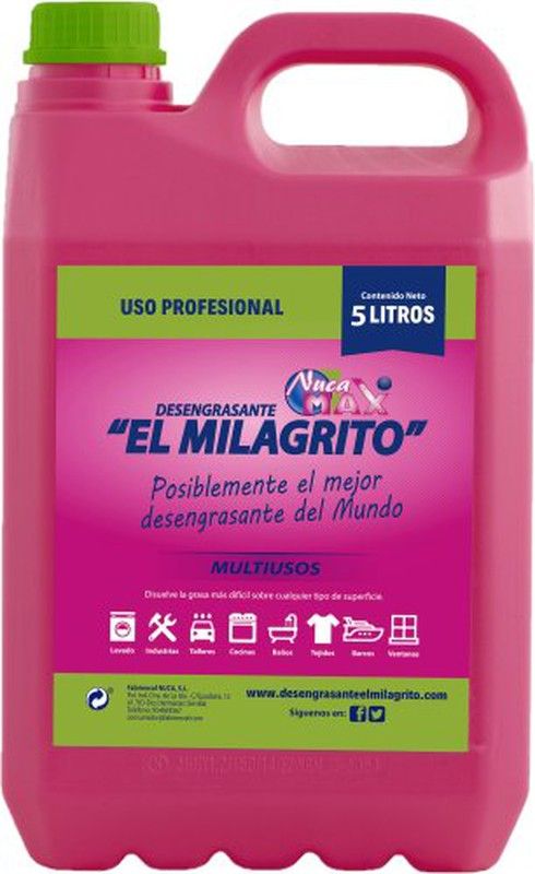 Milagrito Quitagrasas Garrafa 5Lt
