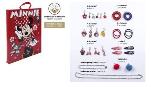 Accès au calendrier Minnie. Cheveux 1935