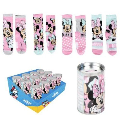 Tirelire Minnie + 4 paires de chaussettes 2306