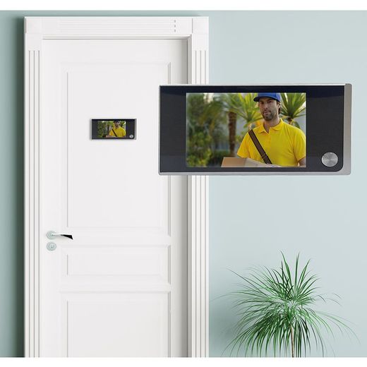 Judas numérique avec caméra intégrée. Écran LCD couleur de 3,5 pouces. R.