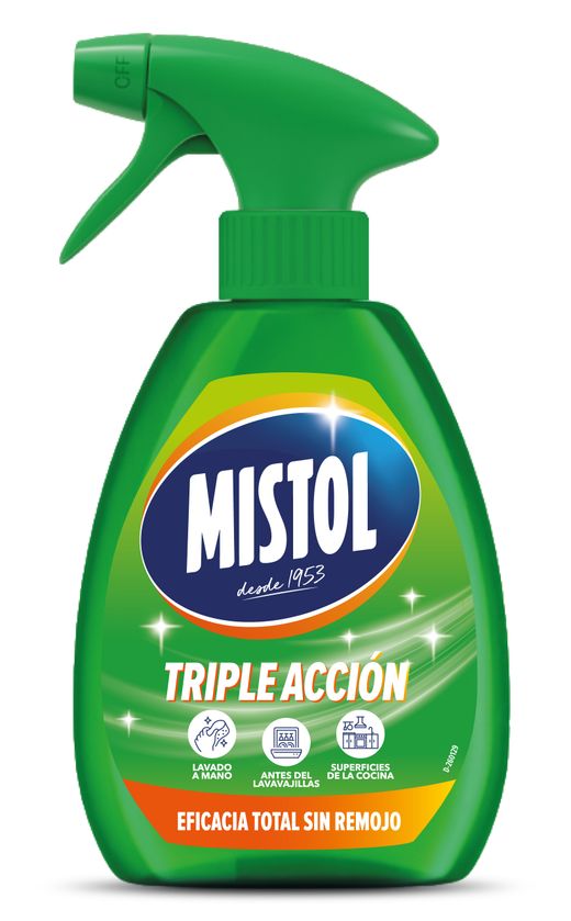 Mistol Vajillas Triple Accion Spray 500