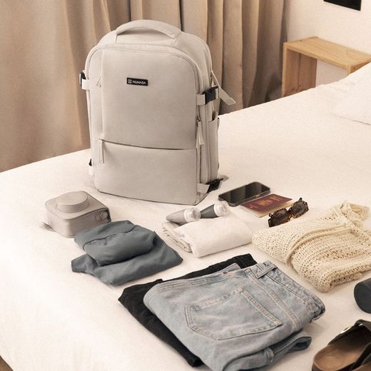 Sac à dos de voyage Explorer beige