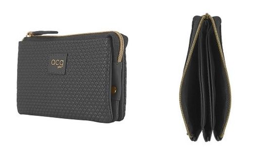 Monedero Piel Acq Texture18n 12x7