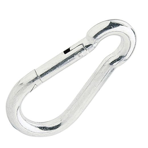 Mosquetón bombero galvanizado EHS Mosqueton Bombero Cincado 5X50Mm 2 Unid