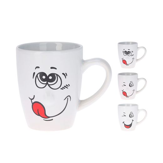 Mug 310 Ml. Stoneware. Assortiment