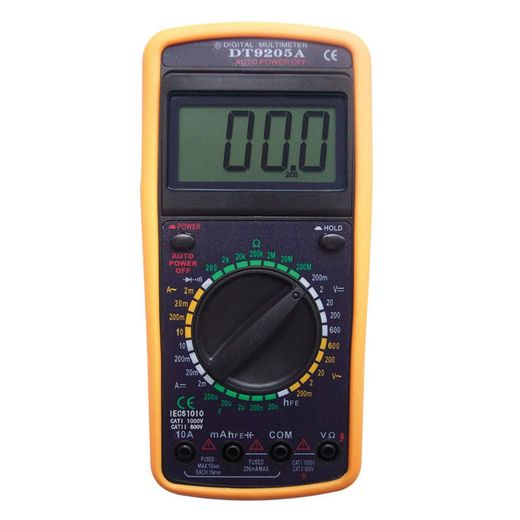 Multímetro digital SILVER DT-9205A. Multimetro Digital Dt-9205A