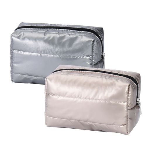 Neceser Acolchado Efecto Metal R-2890541