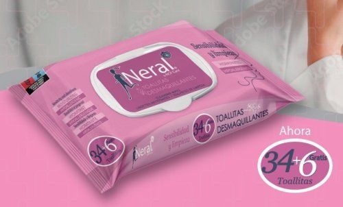Neral Toallitas Desmaquillar 34+6