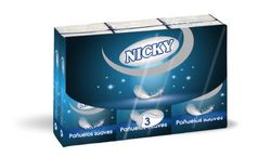 Mouchoir Nicky (6) 3C Blanc
