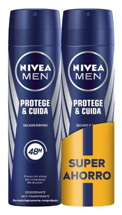 Nivea Deo.Spray 200 Men Protege/C (2)(*)