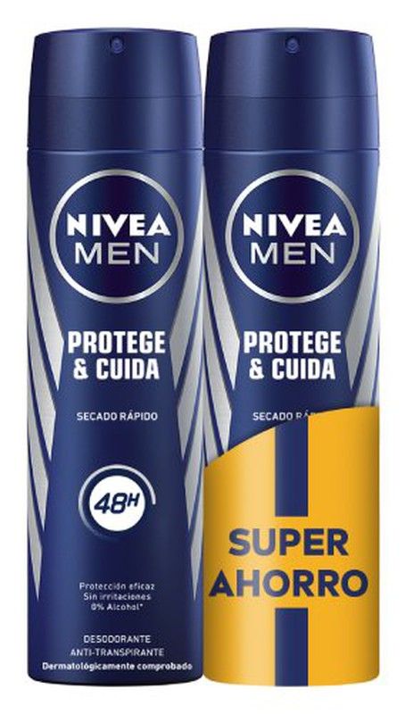 Nivea Deo.Spray 200 Men Protege/C (2)(*)