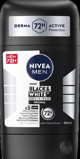 Nivea Deo.Stick 50 Black&White Men 72hor