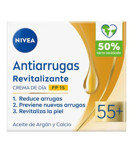 Creme facial diurno antirrugas Nivea FPS 15