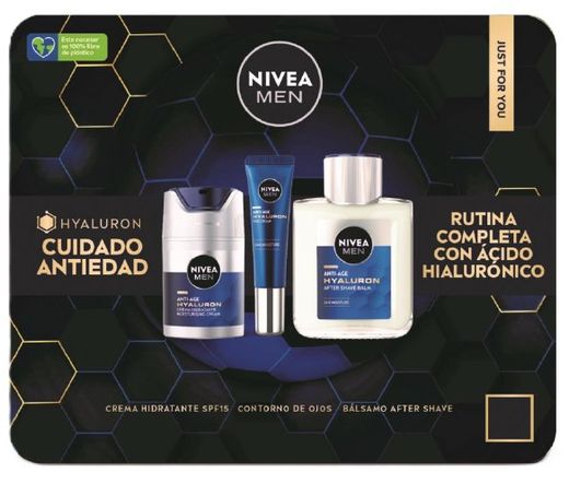 Nivea Men Hyaluron Estuche Crema+Cont+Ba