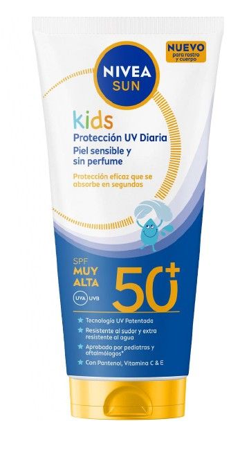 Nivea Sun Crema 100 F-50 NiñOs Cara Y Cu