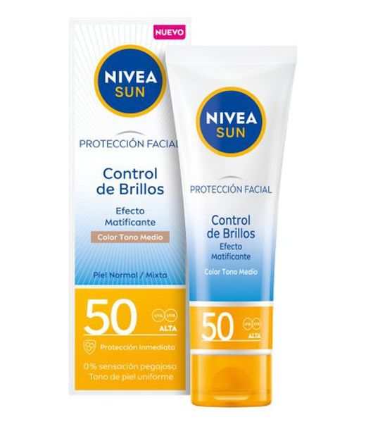 Nivea Sun Crème Visage 50 F50 C/Shimmer