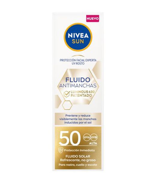 Nivea Sun Crema Facial 50 F-50 Antimanch