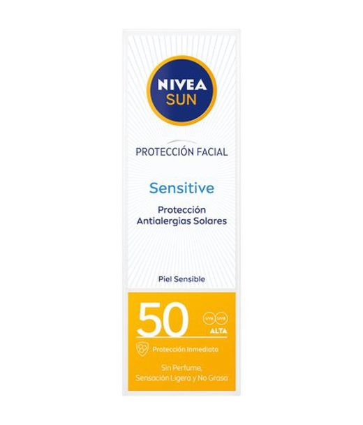Nivea Sun Crema Facial 50 F-50 Sensitive