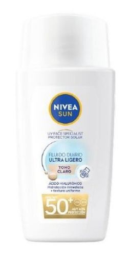 Nivea Sun Fluid Facial 40 F-50 T/Clar