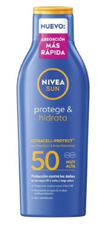 Nivea Sun Leche 200 Protege&Hidrata F-50