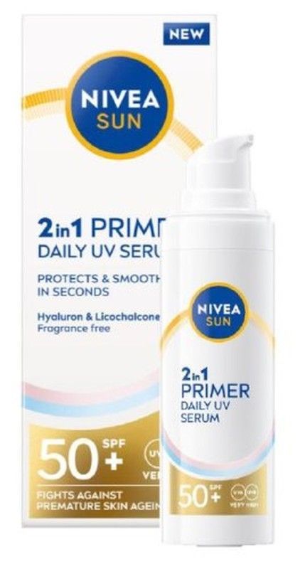 Nivea Sun Sérum Facial 30 F-50 2 em 1 Hyal