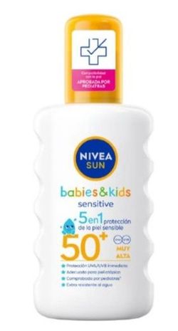 Nivea Spray Solar Infantil 200 F-50+ Sensível