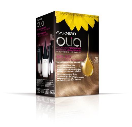 Coloration capillaire Olia n° 7.0 Blond foncé
