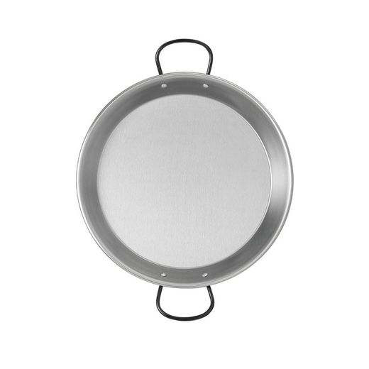 Poêle à Paella Inducci-Vitro Acier Poli 36Cm