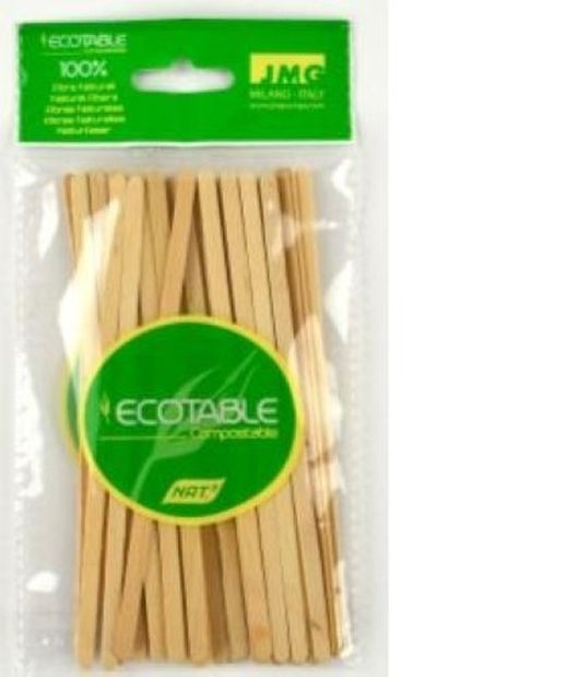 Bâtonnet mélangeur en bois 14 cm (50)