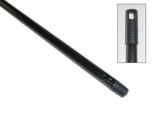 Bâton Métal Noir Plastifié 1.20