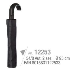 Guarda-chuva dobrável masculino. Aut.Preto12253/325