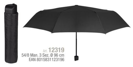 Paraigua Home Pleg. Manu.Negro R-12246