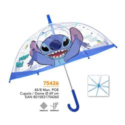 Parapluie long manuel Stitch 75426