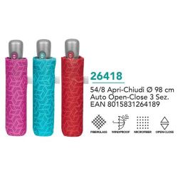 Guarda-chuva feminino, dobra/fecha 26418