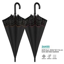 Parapluie automatique unisexe long. Noir R-26455