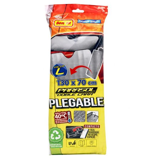 Parasol Aluminizado Pleg. 130x70 40312