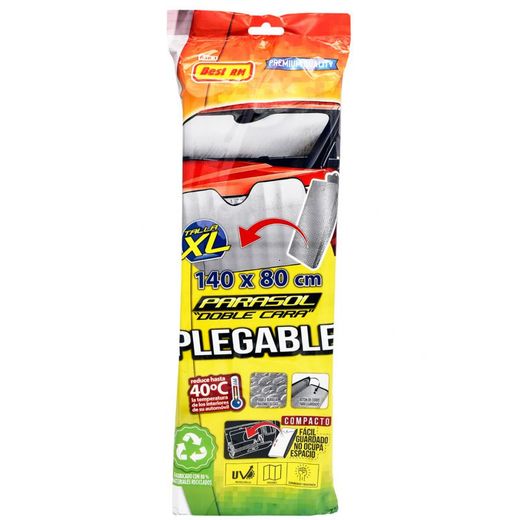 Parasol Aluminizado Pleg. 140x80 40313