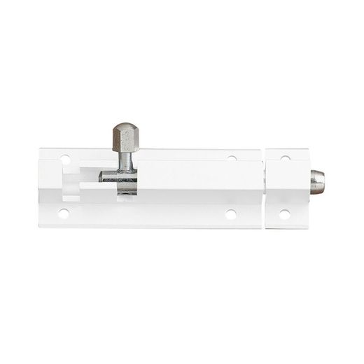 Pasador cerrojo ALMA Pasador Aluminio Lac.Blanco 200 Mm